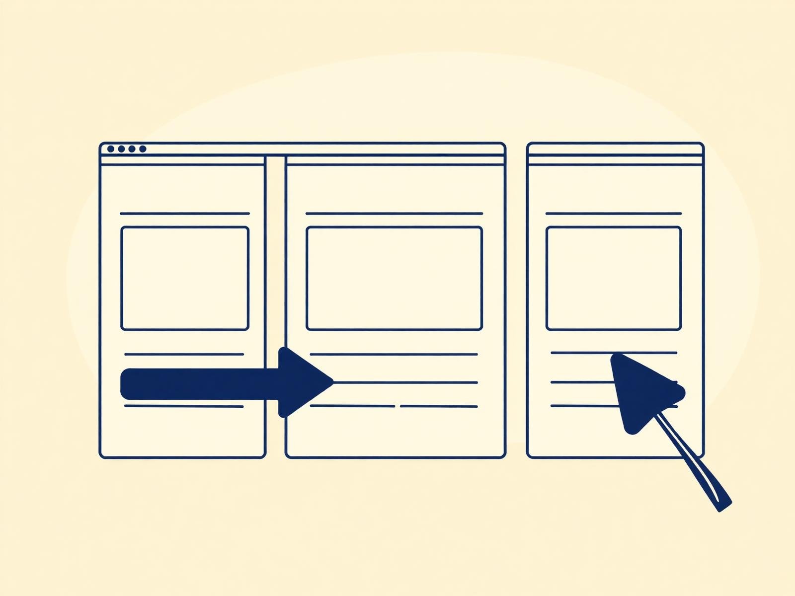 Illustration representing Landing Page Frameworks
